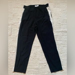 Babaton Aritzia Dexter Pant (Black/White Stripe)